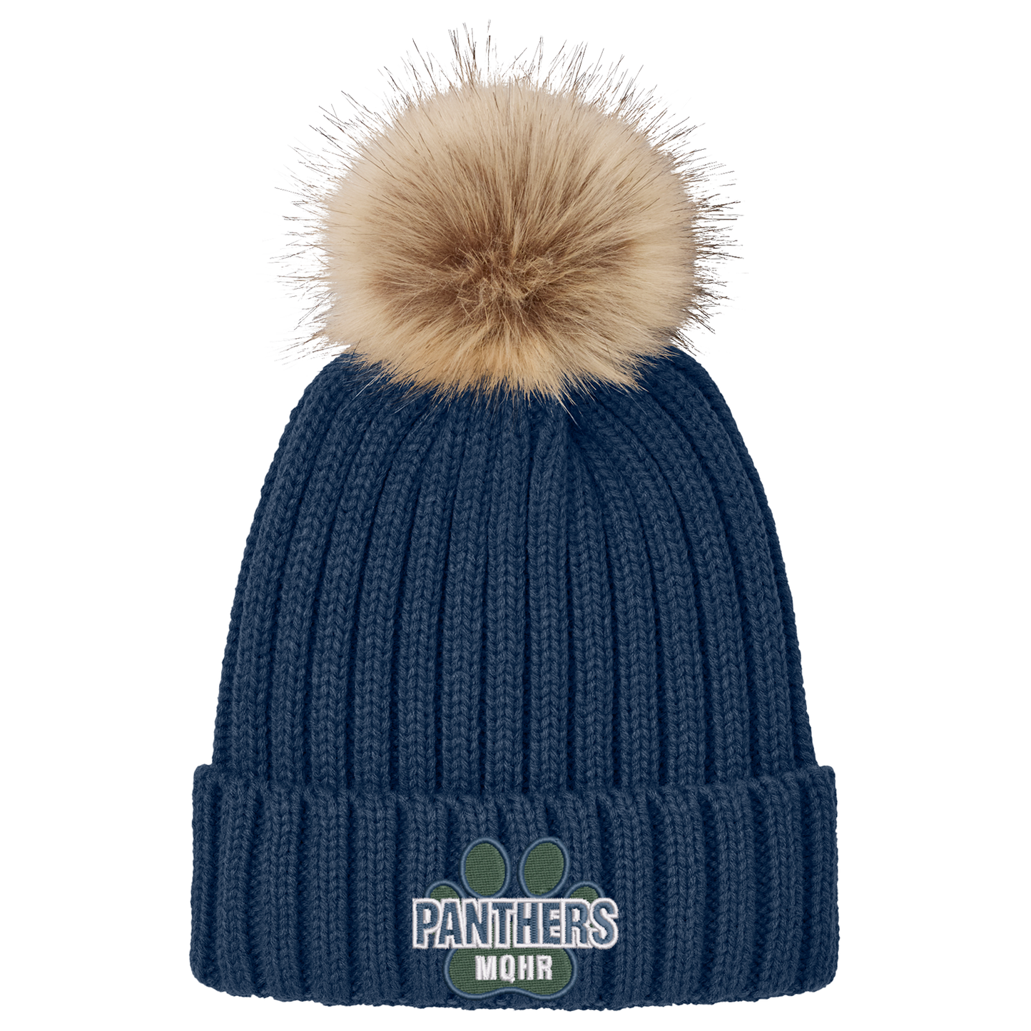 MQHR C990 Fur Pom Beanie