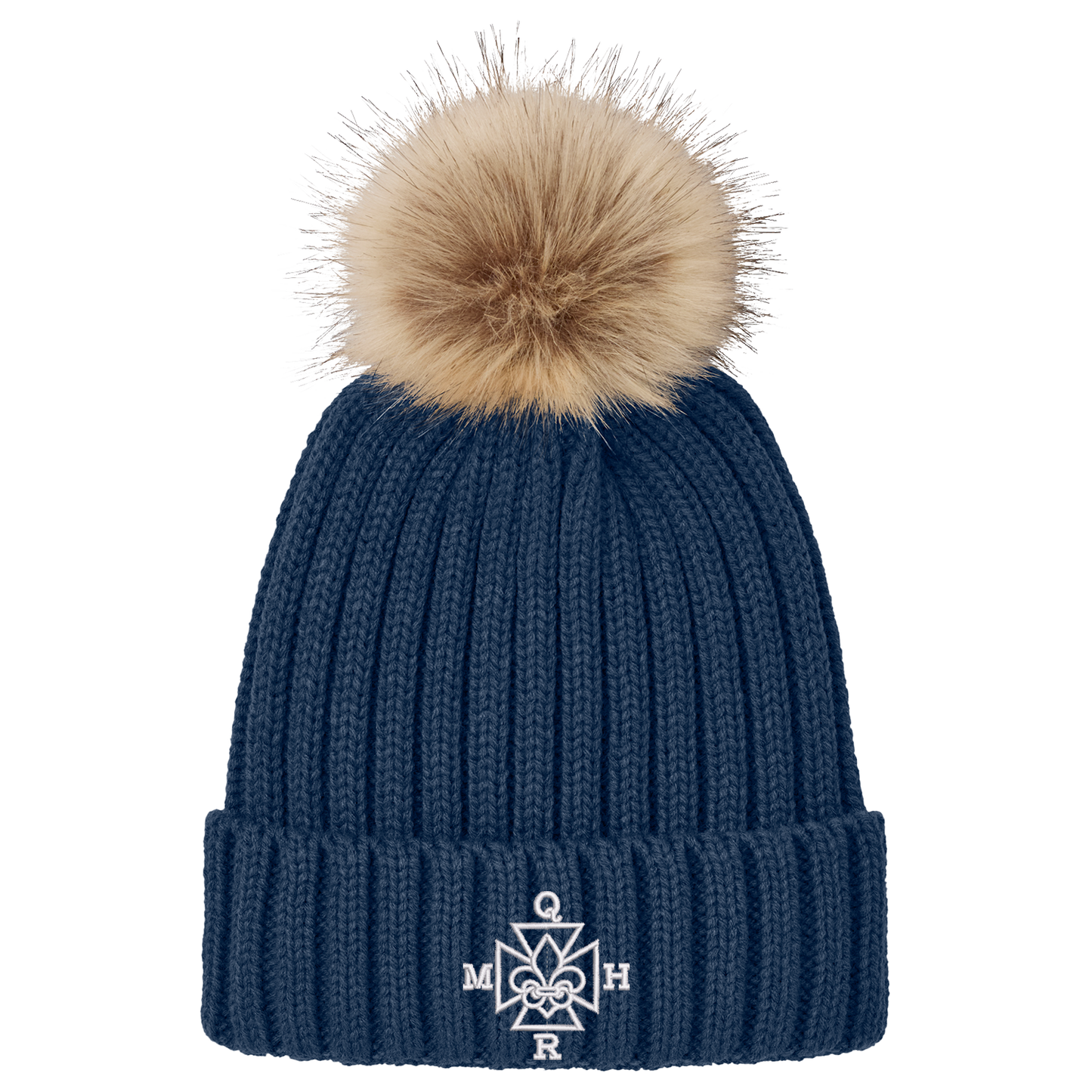 MQHR C990 Fur Pom Beanie